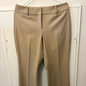Talbots Petites Curvy Fit Dress Pants 6P — Beige Straight Leg NWT